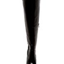 Incaltaminte Femei Charles David Persona Over-the-Knee Boot BLACK LTHR-STRTCH CREPE