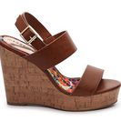 Incaltaminte Femei Madden Girl Elemennt Wedge Sandal Cognac