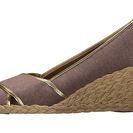 Incaltaminte Femei LAUREN Ralph Lauren Cecilia II BrownRL Gold Jersey KnitMet Kid PU