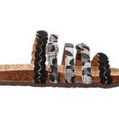 Incaltaminte Femei MUK LUKS Mary Terra Turf Sandal Grey Leopard