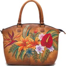 Anuschka Handbags Medium Convertible Satchel Tropical Paradise
