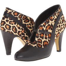 Bella-Vita Neely Black/Leopard Pony Hair