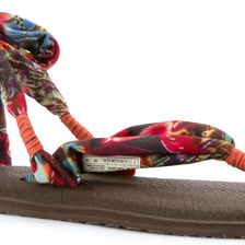 Sanuk Yoga Slinged Up Prints Coral Peacock