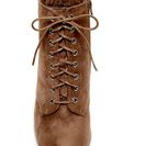 Incaltaminte Femei Legend Footwear Amaya Lace-Up Bootie Taupe