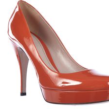 Gucci Pumps High Heel Crystall Orange