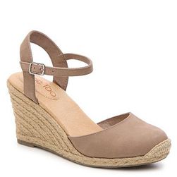 Incaltaminte Femei Me Too Bethany Wedge Sandal Taupe