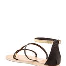 Incaltaminte Femei Cocobelle Tanzania Genuine Snakeskin Sandal black