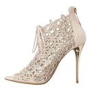 Incaltaminte Femei Oscar de la Renta Franki Strass 100mm Soft Pink