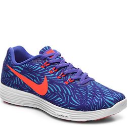 Incaltaminte Femei Nike Lunar Tempo 2 Print Lightweight Running Shoe - Womens BlueOrange