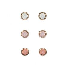 Bijuterii Femei Forever21 Faux Gem Stud Set Pinkantique gold