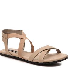 Incaltaminte Femei Michael Antonio Devil Flat Sandal Nude