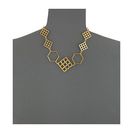 Bijuterii Femei Marc by Marc Jacobs Lost amp Found Hexagon Statement Necklace Oro