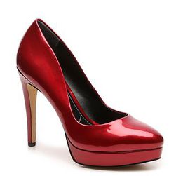 Incaltaminte Femei Charles by Charles David Flip Platform Pump Red