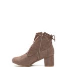Incaltaminte Femei CheapChic Drawstring Together Block Booties Taupe