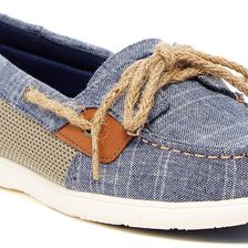 Sperry Top-Sider Shoresider Seasonal Boat Shoe BLUE-COGNAC