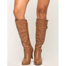 Incaltaminte Femei CheapChic Win-6 Own The Night Boot Cognac