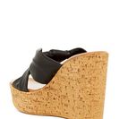Incaltaminte Femei Callisto Rachel Knotted Strap Wedge Sandal Women BLACK