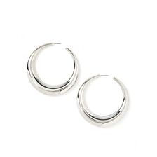 Bijuterii Femei Forever21 Oversized Hoop Earrings Silver
