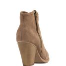 Incaltaminte Femei CheapChic Zipped To The Top Chunky Booties Taupe
