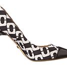 Incaltaminte Femei Diane Von Furstenberg Brae Black Shiny CalfChainlink Print