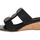 Incaltaminte Femei Rockport Total Motion 55mm Stone Ornament Slide Wedge Sandal Black