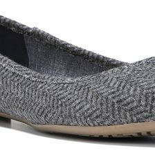 Dr. Scholl's Friendly Grey Herringbone Flannel