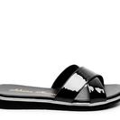 Incaltaminte Femei Athena Alexander Tempo Patent Wedge Sandal Black