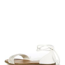 Incaltaminte Femei MIA Charitab Ankle Wrap Sandal WHITE AZTE