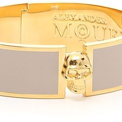 Alexander McQueen Skull Cuff ORO+CAMEO