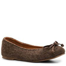 Incaltaminte Femei Vintage Shoe Company Morgan Heathered Wool Flat Brown