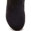 Incaltaminte Femei CheapChic Curve Appeal Faux Suede Zip-up Boots Black