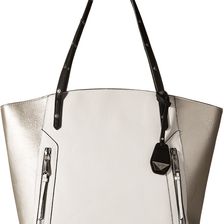 Jessica Simpson Kyle Tote White/Light Silver/Black