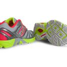 Incaltaminte Femei New Balance Womens Running 770v4 Silver with Neon Green Pink Glo