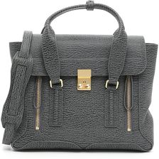 3.1 Phillip Lim Pashli Medium Satchel ASH/CHARCOAL