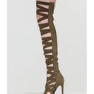 Incaltaminte Femei CheapChic X\'s And Oohs Gladiator Heels Olive