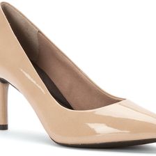 Rockport Total Motion Pointed Toe Plain Pump 75mm Warm Taupe