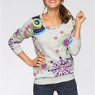 Bluză casual cu imprimeu 