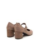 Incaltaminte Femei CheapChic Retro Siren Chunky Mary Jane Heels Lttaupe