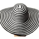 Accesorii Femei Echo Design Metallic Ribbon Floppy Hat Black