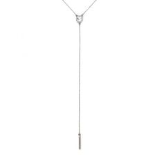 Bijuterii Femei Forever21 Rhinestone Drop Necklace Silverclear