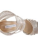 Incaltaminte Femei Diane Von Furstenberg Ursula Silver Metal Iguana Print