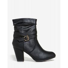 Incaltaminte Femei CheapChic Running Wild Bootie Black