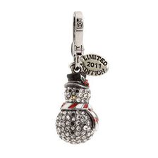 Bijuterii Femei Juicy Couture Dreaming In Color Limited Edition 11 Pave Snowman Charm Silver