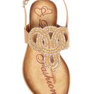 Incaltaminte Femei Elegant Footwear Cecily Embellished Sandal CAMEL