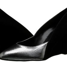 Nine West Devinity Black/Pewter Suede