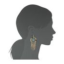 Bijuterii Femei Rebecca Minkoff Large Dream Catcher Earrings GoldTurquoise