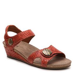 Incaltaminte Femei taos Footwear Score Wedge Sandal Red