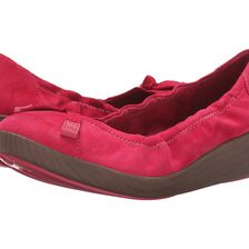 FitFlop F-Pop Ballerina Suede™ Raspberry