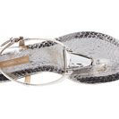 Incaltaminte Femei Michael Kors Hanne Silver Palladium Metallic Genuine Snake