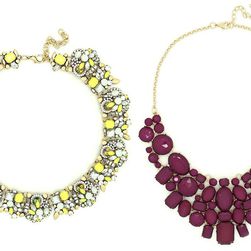 Eye Candy Los Angeles Collar Necklace - 2-Piece Set GOLD